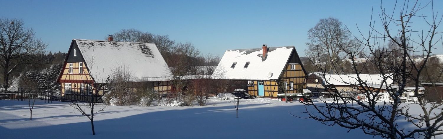 ferienhaus im winter
